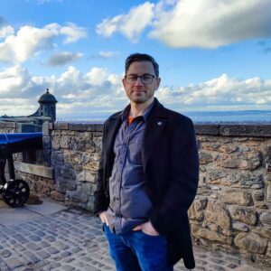 Andrew Temple at Edinburgh Castle