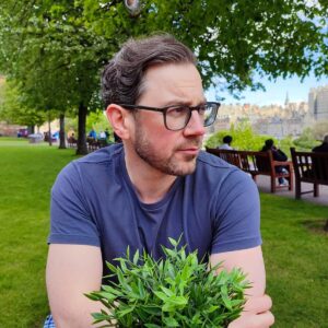 Andrew Temple at Edinburgh Princes Street Gardens