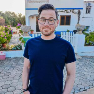 Andrew Temple on holiday in Portugal